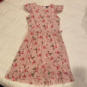 Pink flower dress